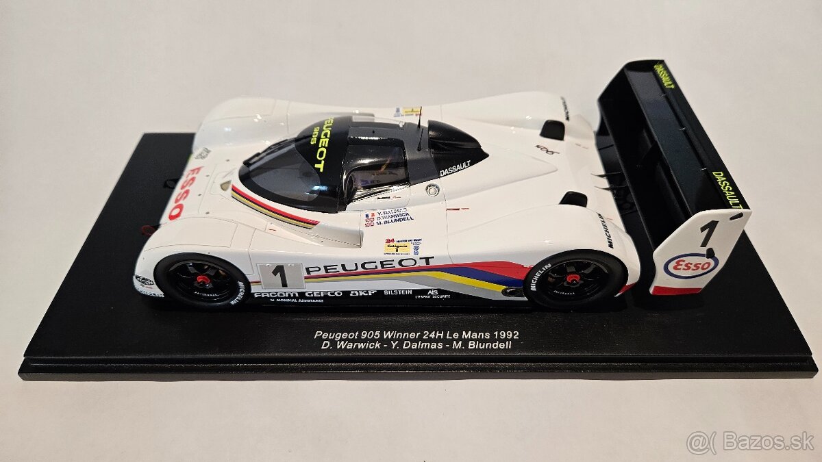 Spark 1:18 Peugeot 905 víťaz Le Mans 1992 - 4