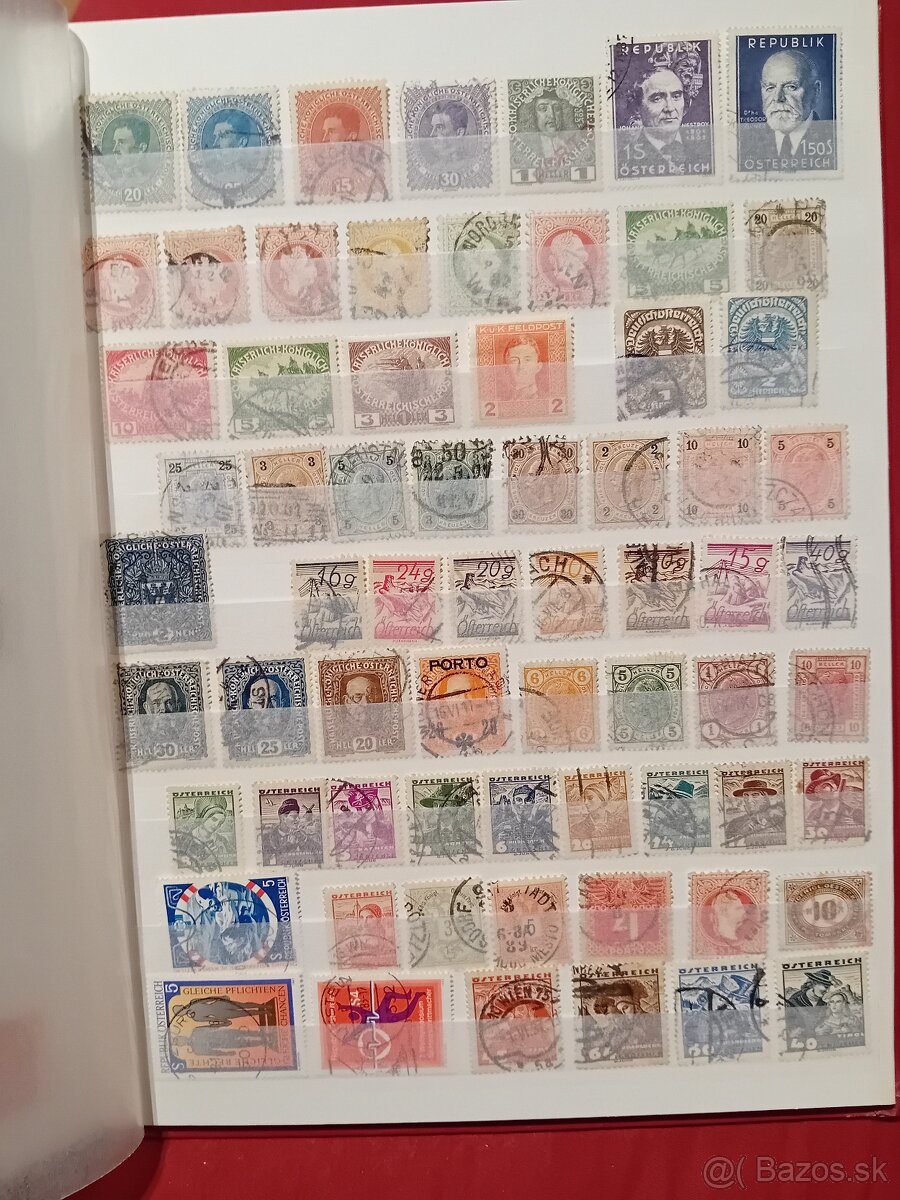 Známky Rakúsko v albume - 4