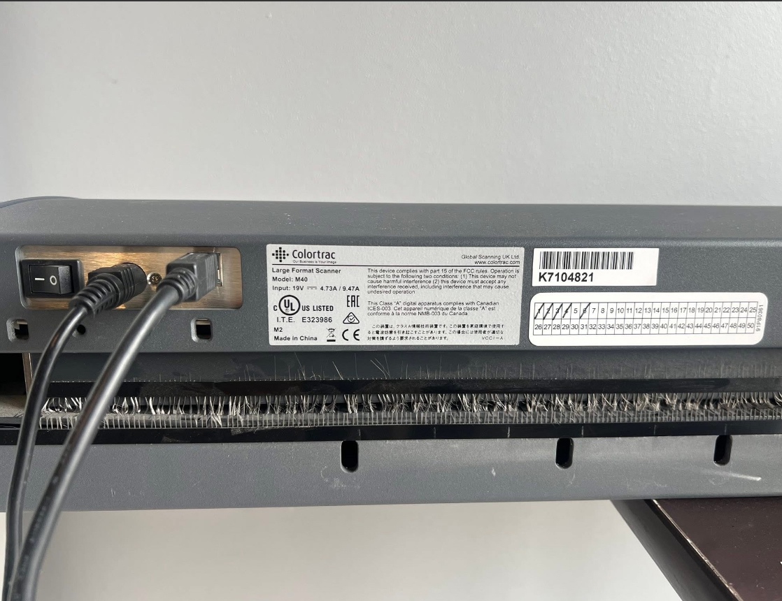 Velkoformátový skener Colortrac M40 + ploter Canon - 4
