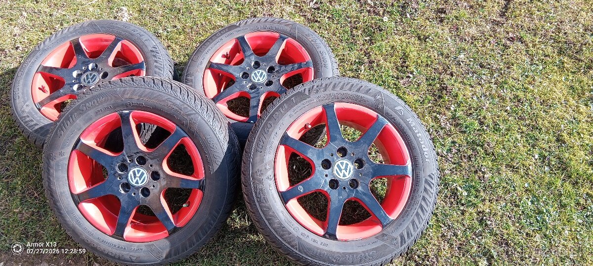 DISKY ORIGINÁL VOLKSWAGEN R14 5x100 - 4