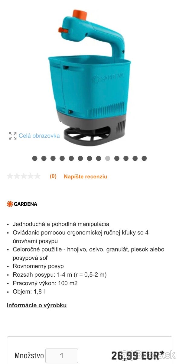 Posypac GARDENA M - 4