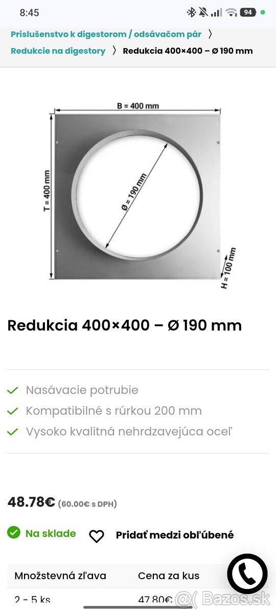 Predám Nový profi Gastro digestor - 4