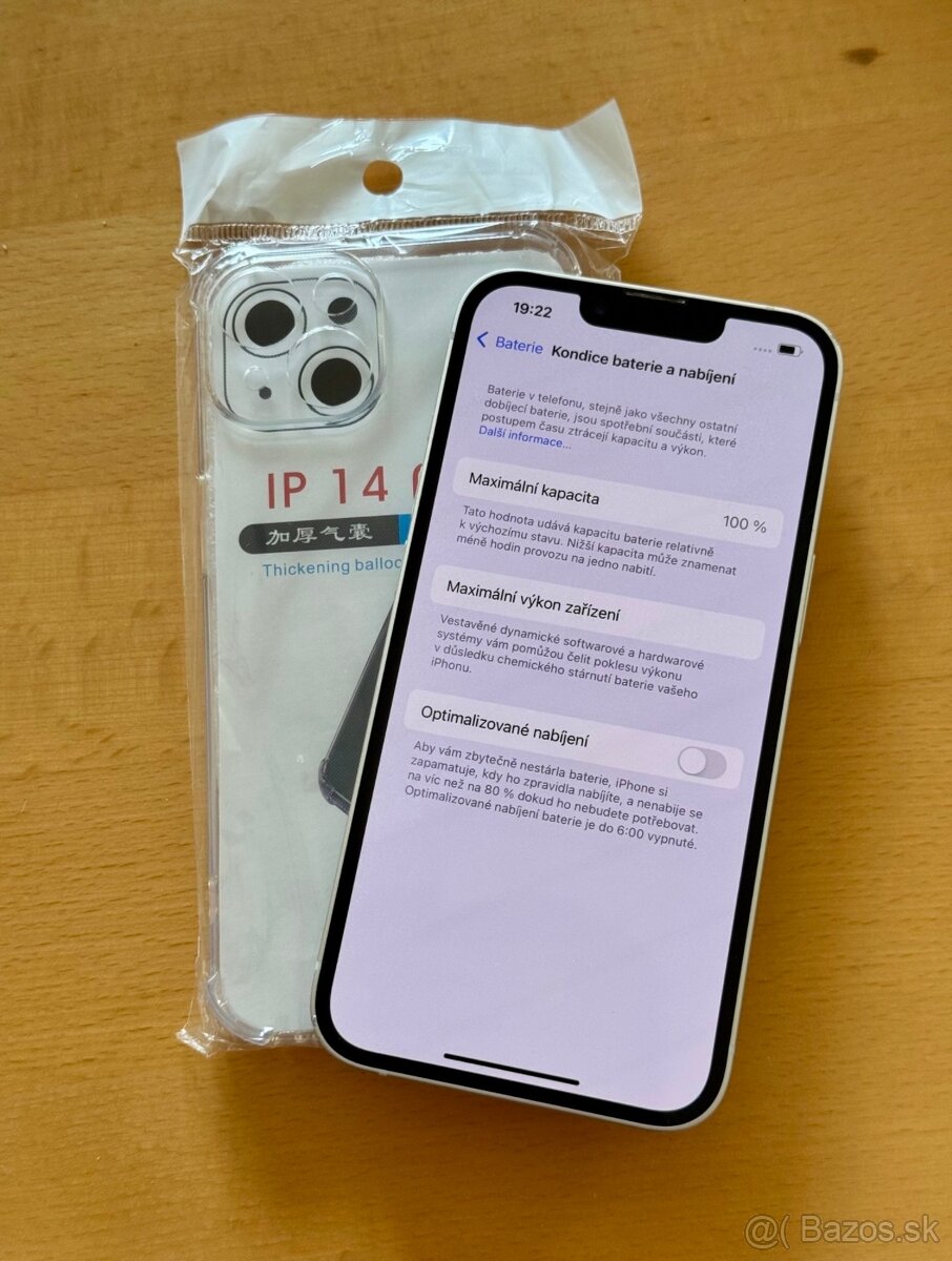 iPhone 14 Bílá BATERIE 100% TOP - 4