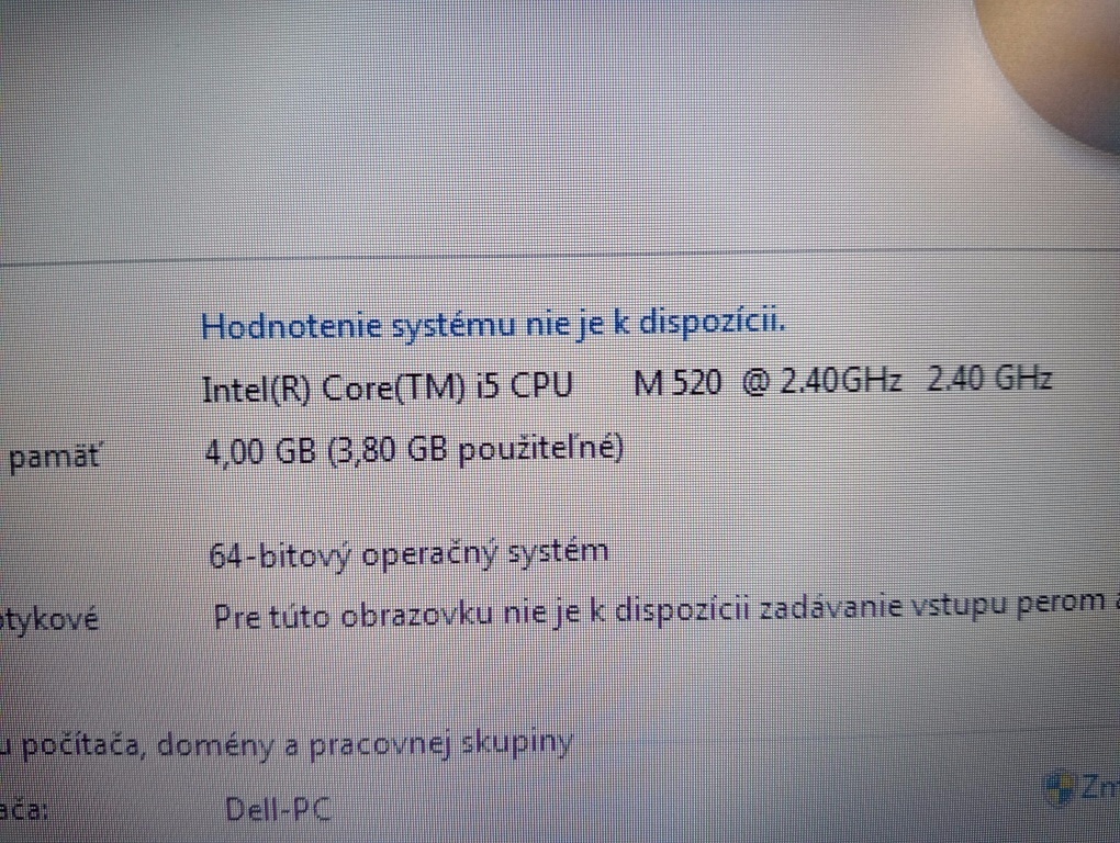 predám notebook DELL LATITUDE E5510 , WINDOWS 7. - 4