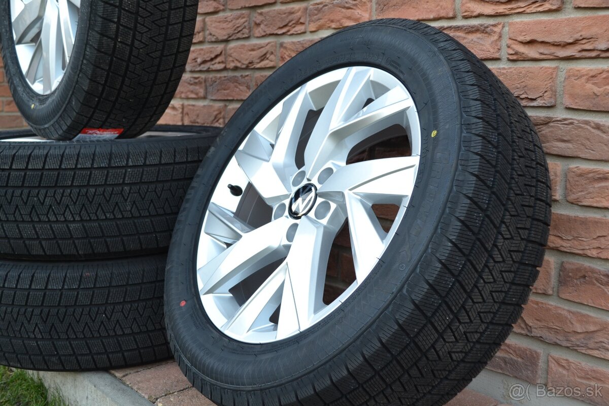 5x112 R18 Zimna sada Org. VW Tiguan + 235/55 R18 Gripmax - 4