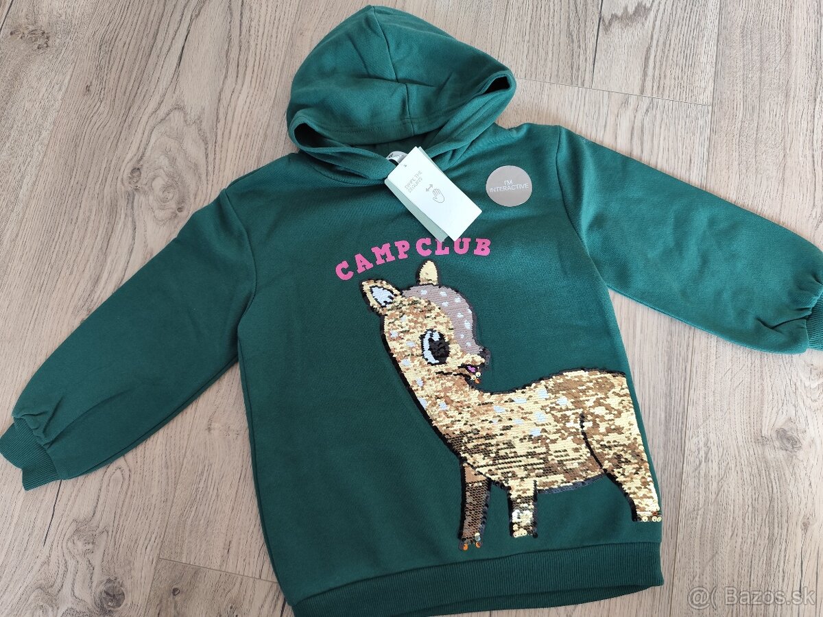 H&M Bambi mikina veľ. 110/116 - nová - 4