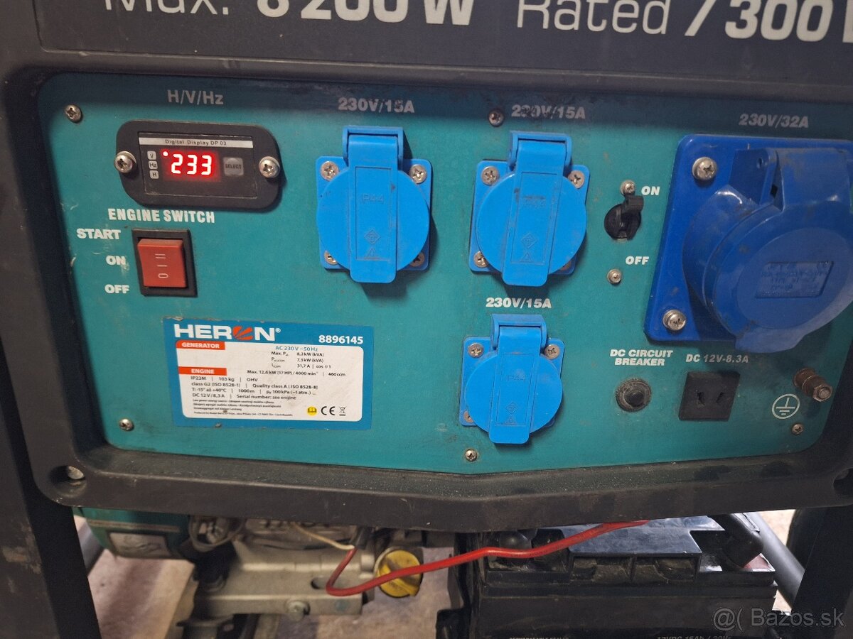 Predám elektrocentralu 8,2kw - 4