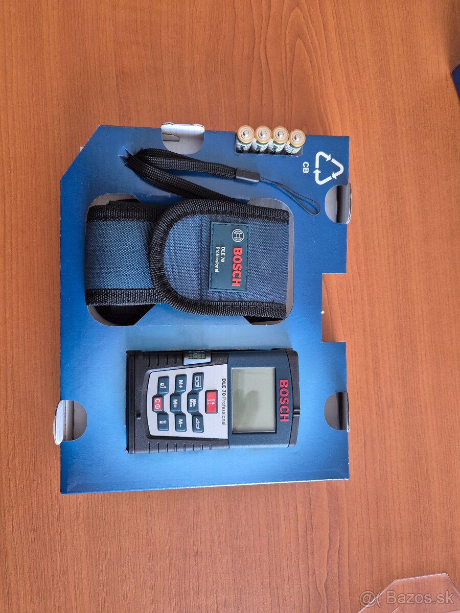 Laserový diaľkomer Bosch DLE 70 – nepoužitý - 4
