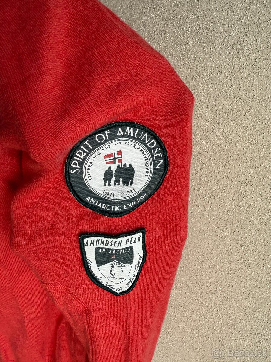 Zánovný luxusný merino sveter Amundsen Peak Half Zip - 4