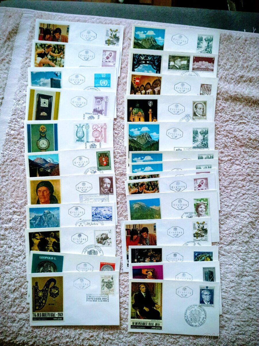 Argentína,Rakúsko.FDC-známky - 4