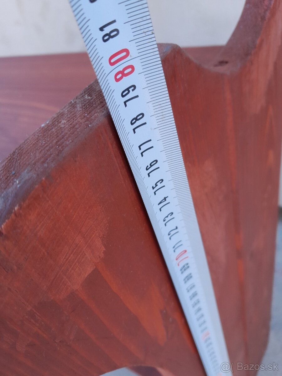 Predám peknú drevenú poličku, - 4