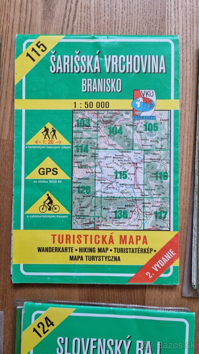 ZLAVA turistické mapy VKÚ - 4