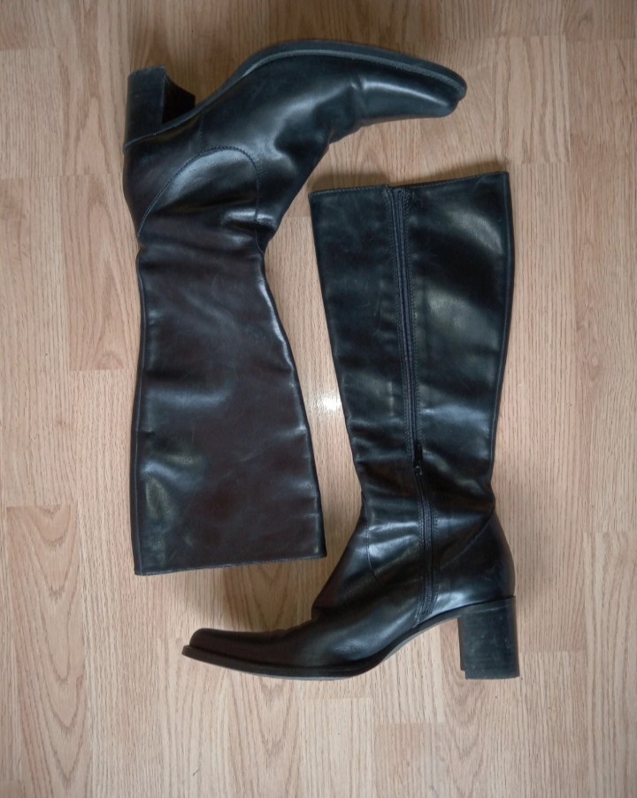 Damske nadčasové kožené čižmy SFB veľkosť 39 - 4