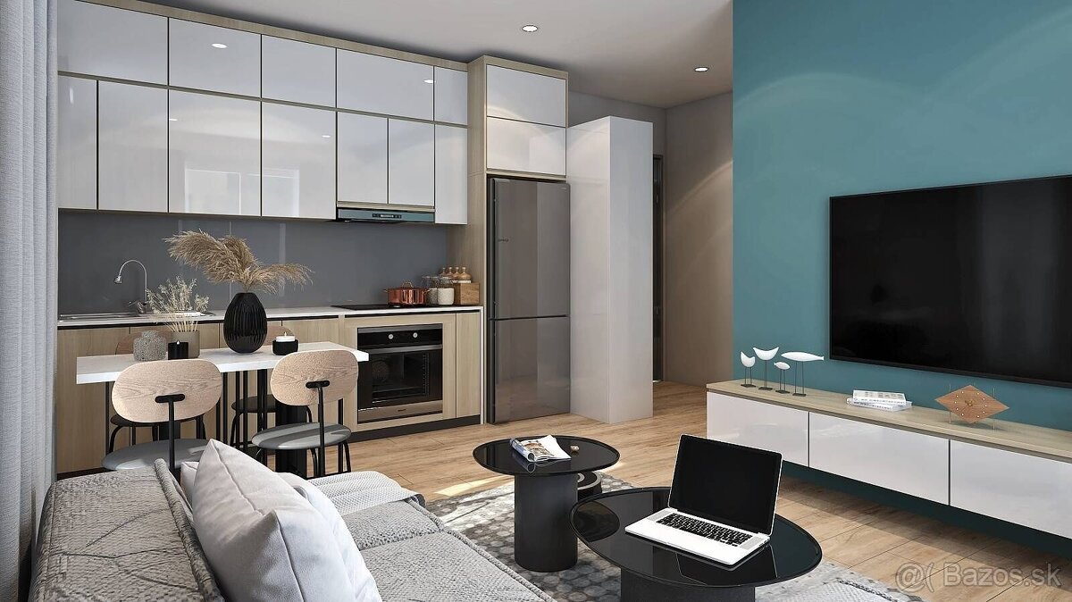 2-izbový byt blízko letiska s otvorenou kuchyňou v komplexe - 4