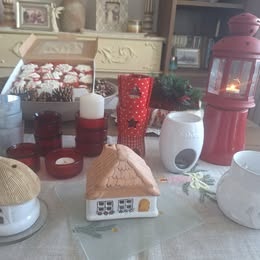 Svietniky sklenené, keramické, dekorácie - 4