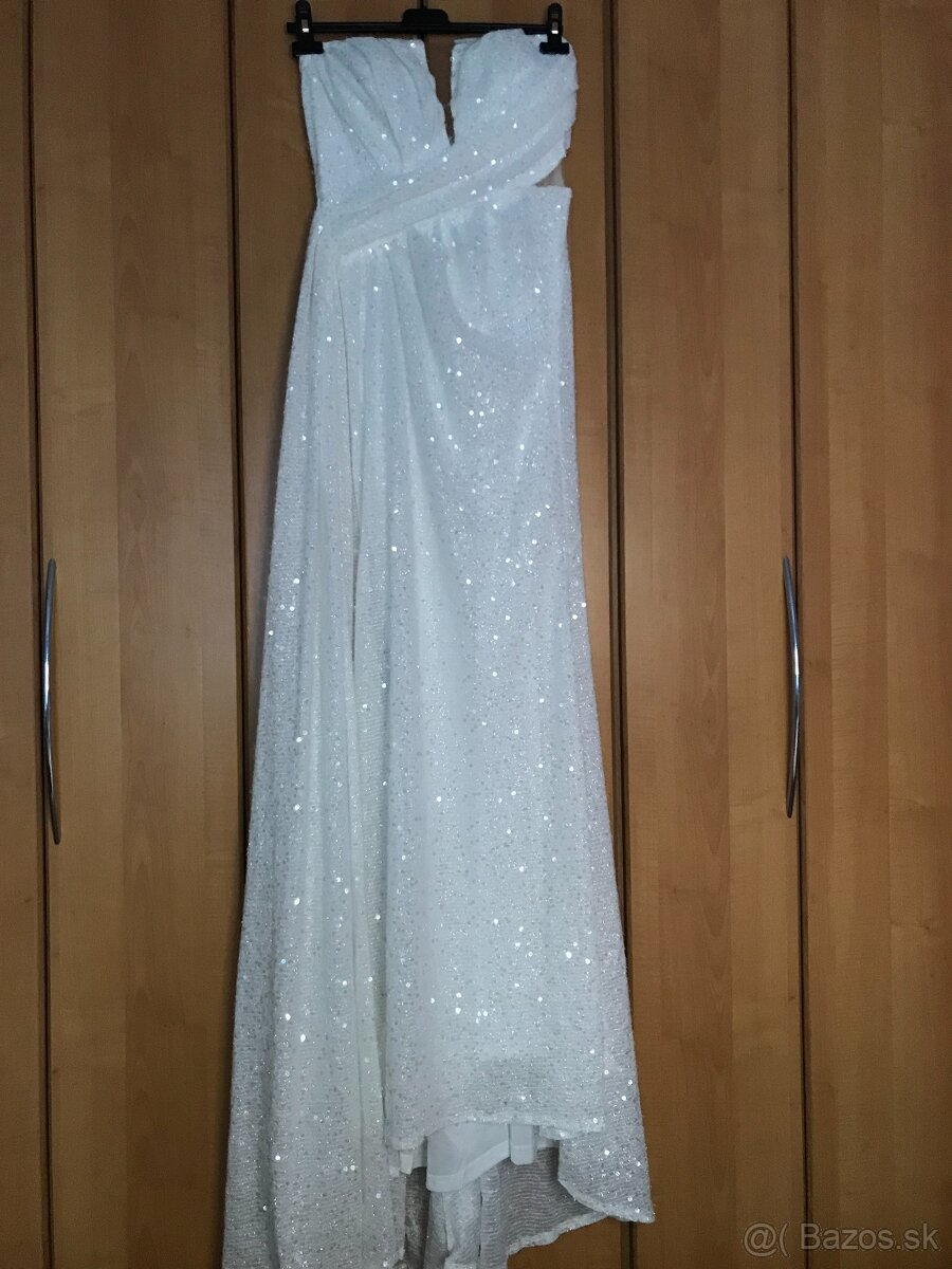 Svadobné/ popolnočné šaty - 4