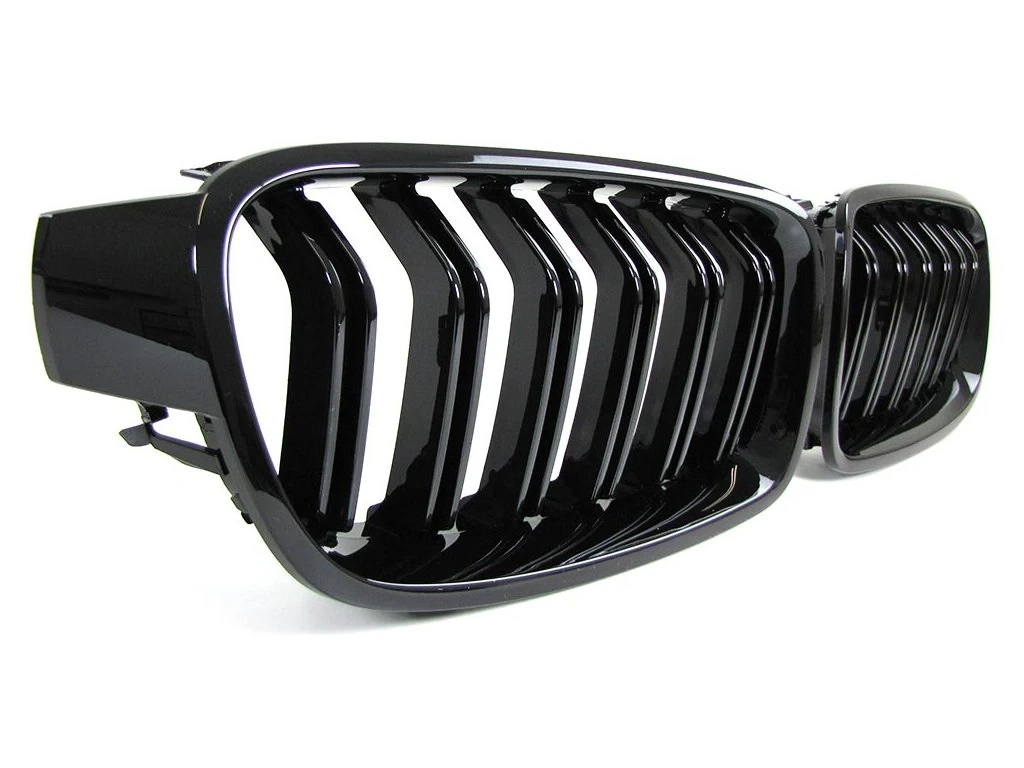 Predná mriežka BMW rad 3 F30 F31 2012-2018 Dvojlamelová - 4