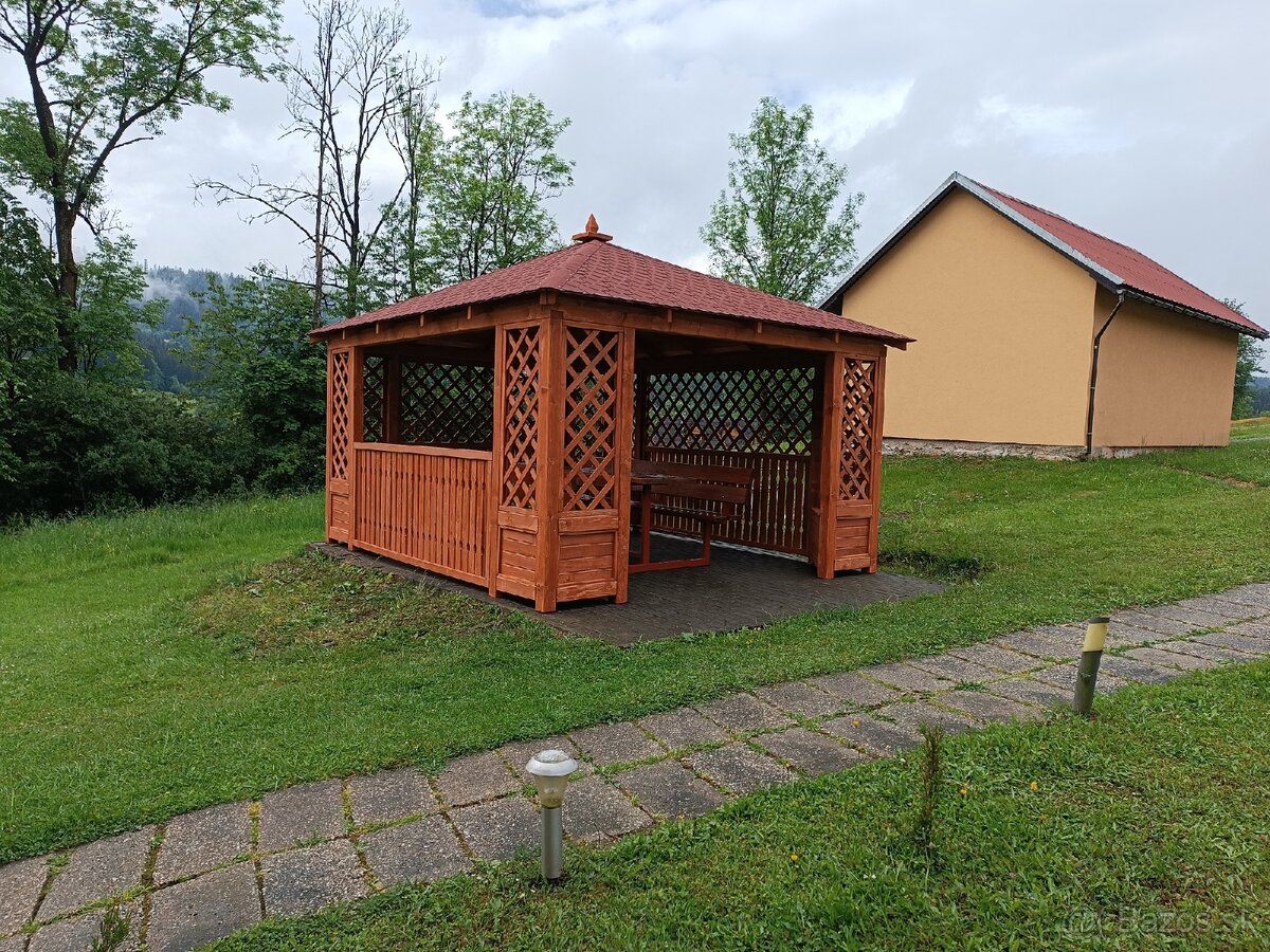 Záhradný drevený altánok - 4