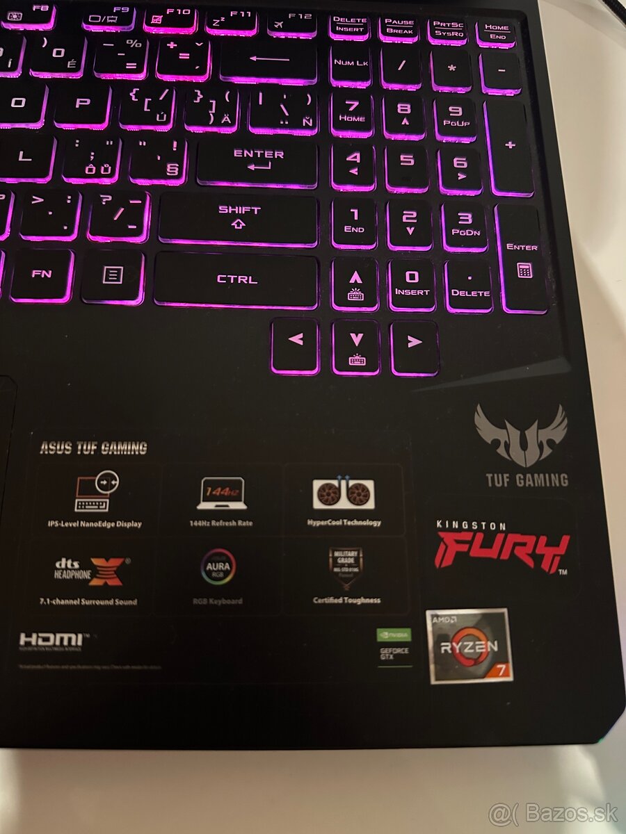 ASUS TUF Gaming FX505DT – výkonný herný notebook - 4