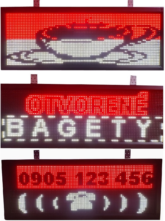 Svetelná reklama LED panel pútač displej - 4