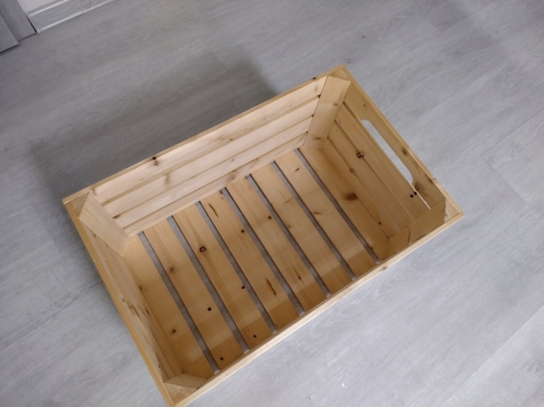 NOVA velka drevena bedna, debna - 4