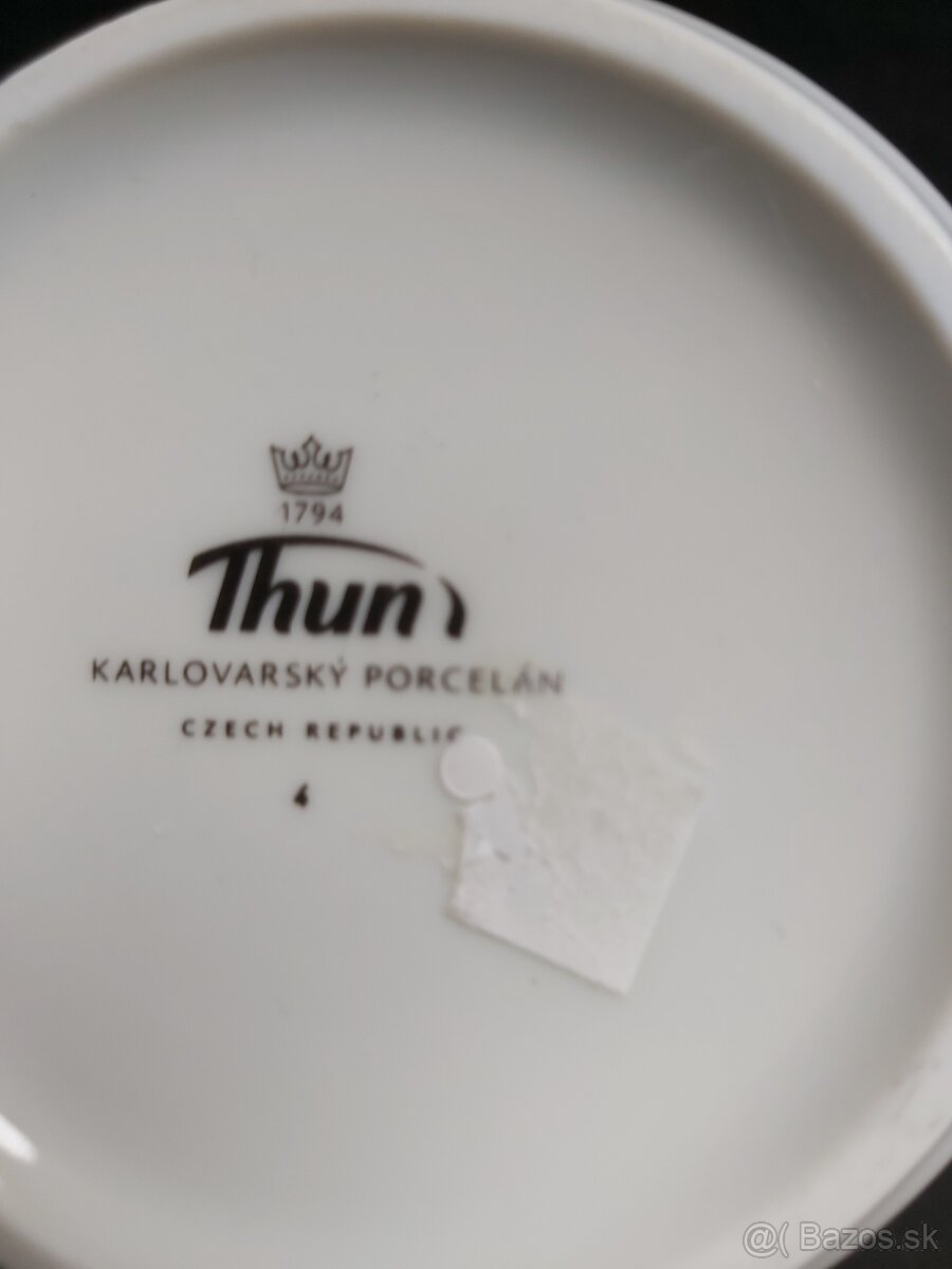 šalky Thun 2x cena 4€ za kus - 4