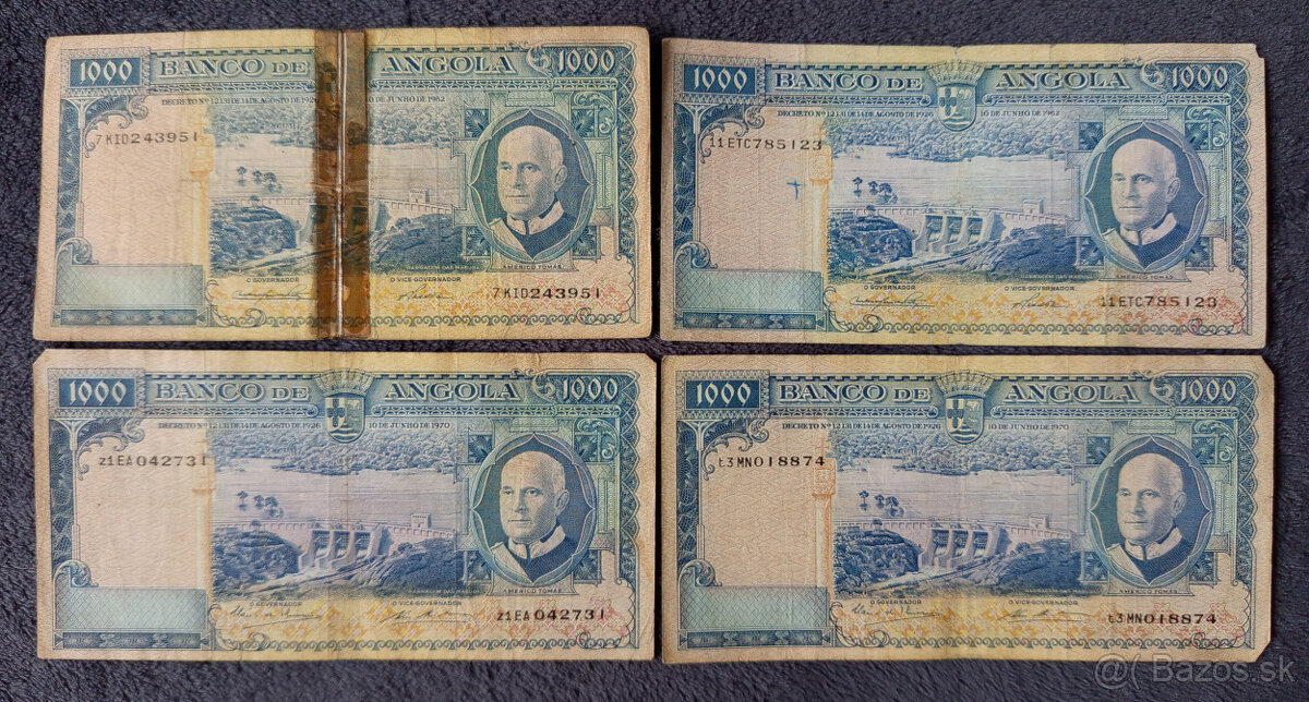 Vzácnejšie bankovky Angola - 4