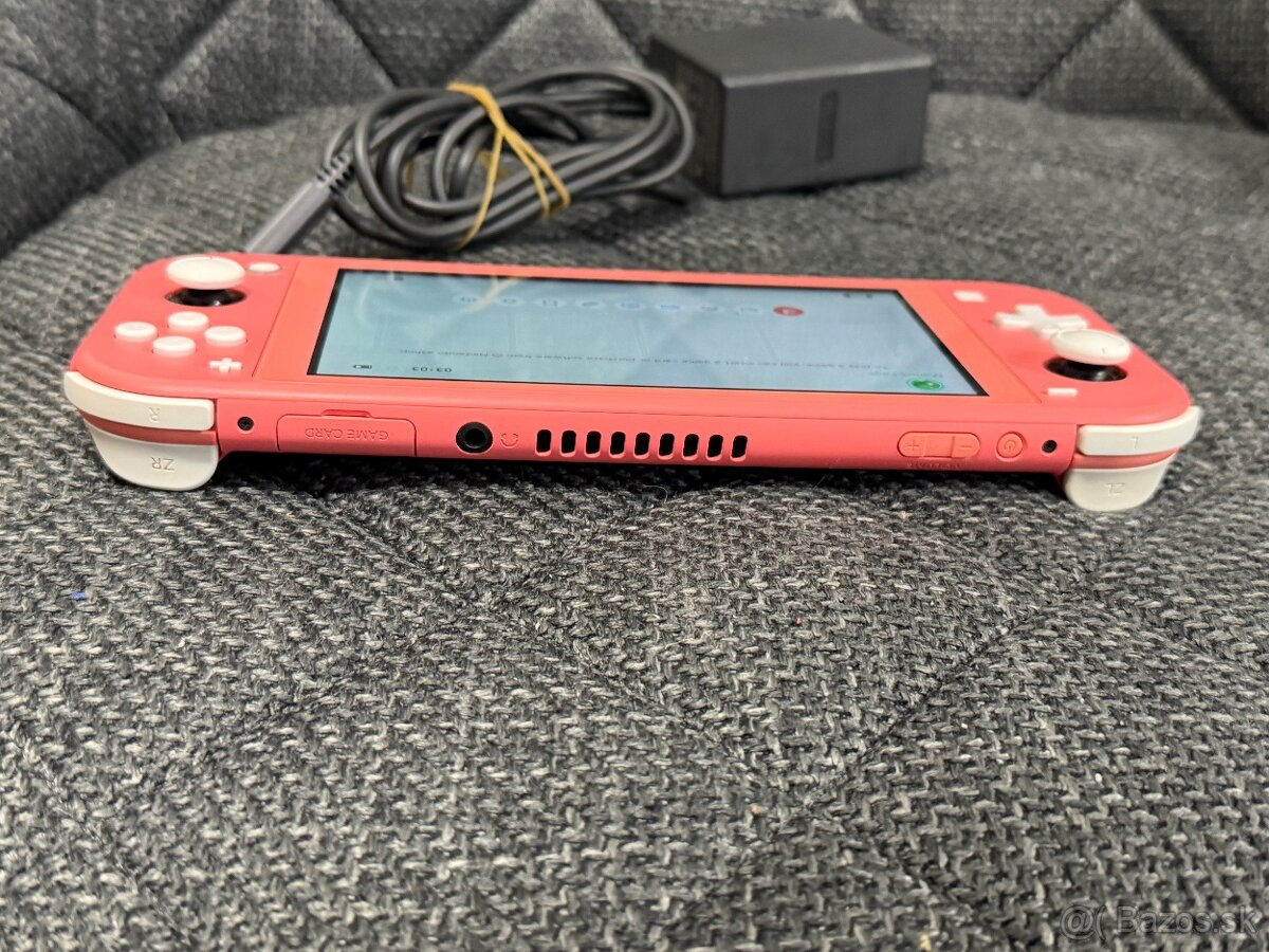 Nintendo switch Lite 32gb coral pink - pekný stav - 4
