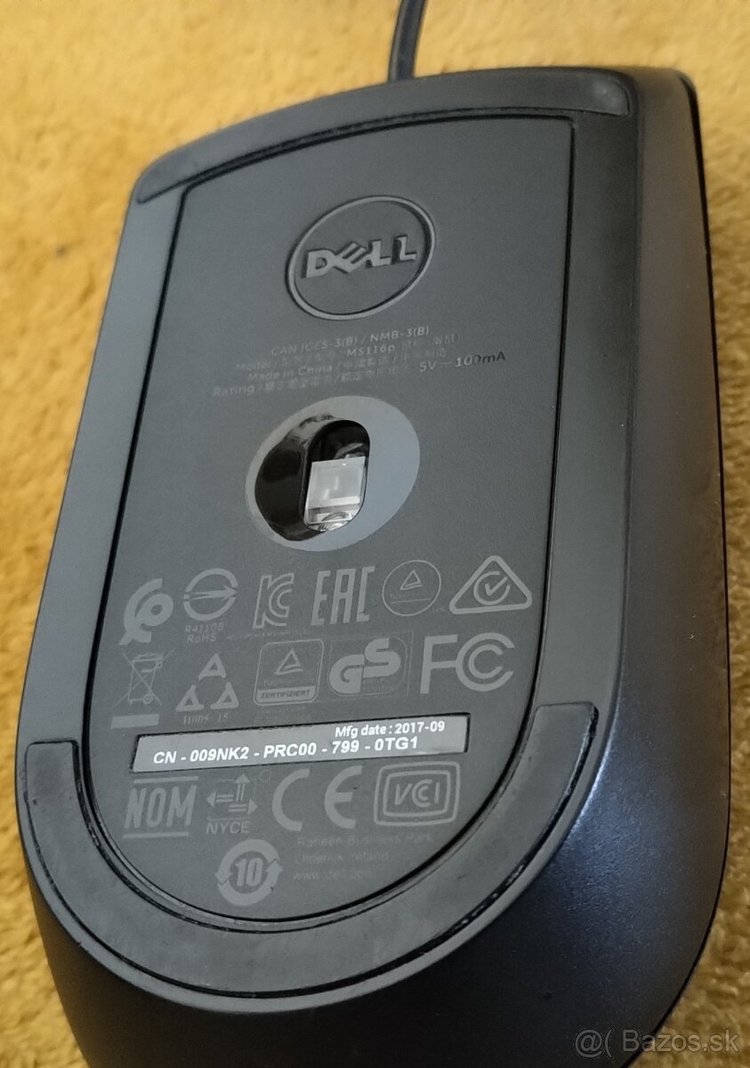 DELL a HP optická káblová myš - 4