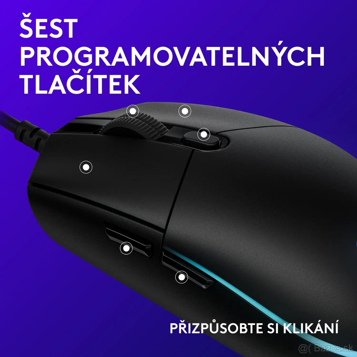 Logitech G203 Lightsync, black - 4