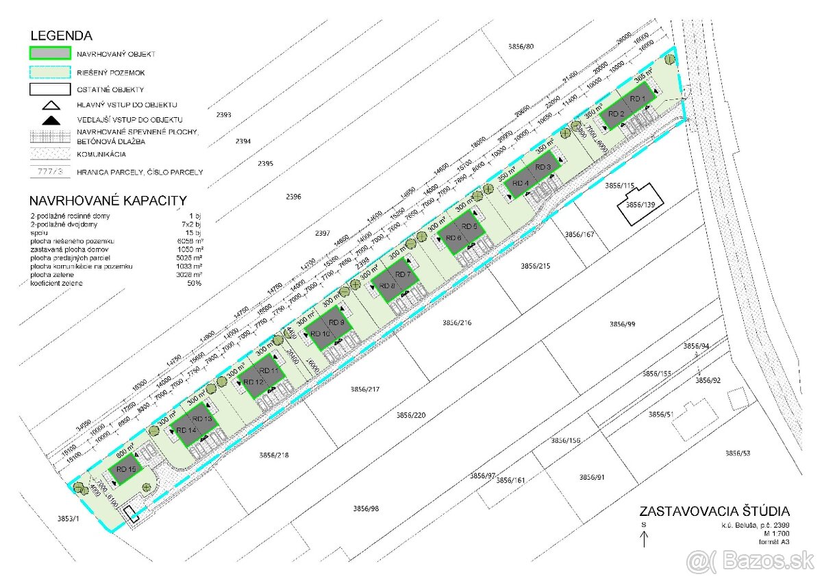 Pozemok pre developerský projekt – Beluša, časť Slatiny - 4