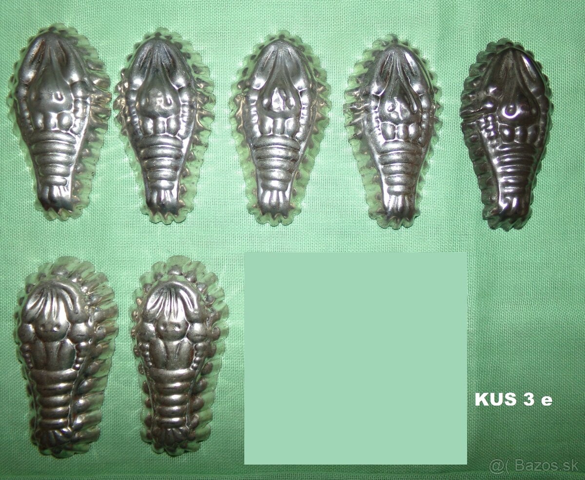 FORMIČKY A VYKRAJOVAČKY, DOBOVÉ na pečenie, pre zberateľov - 4