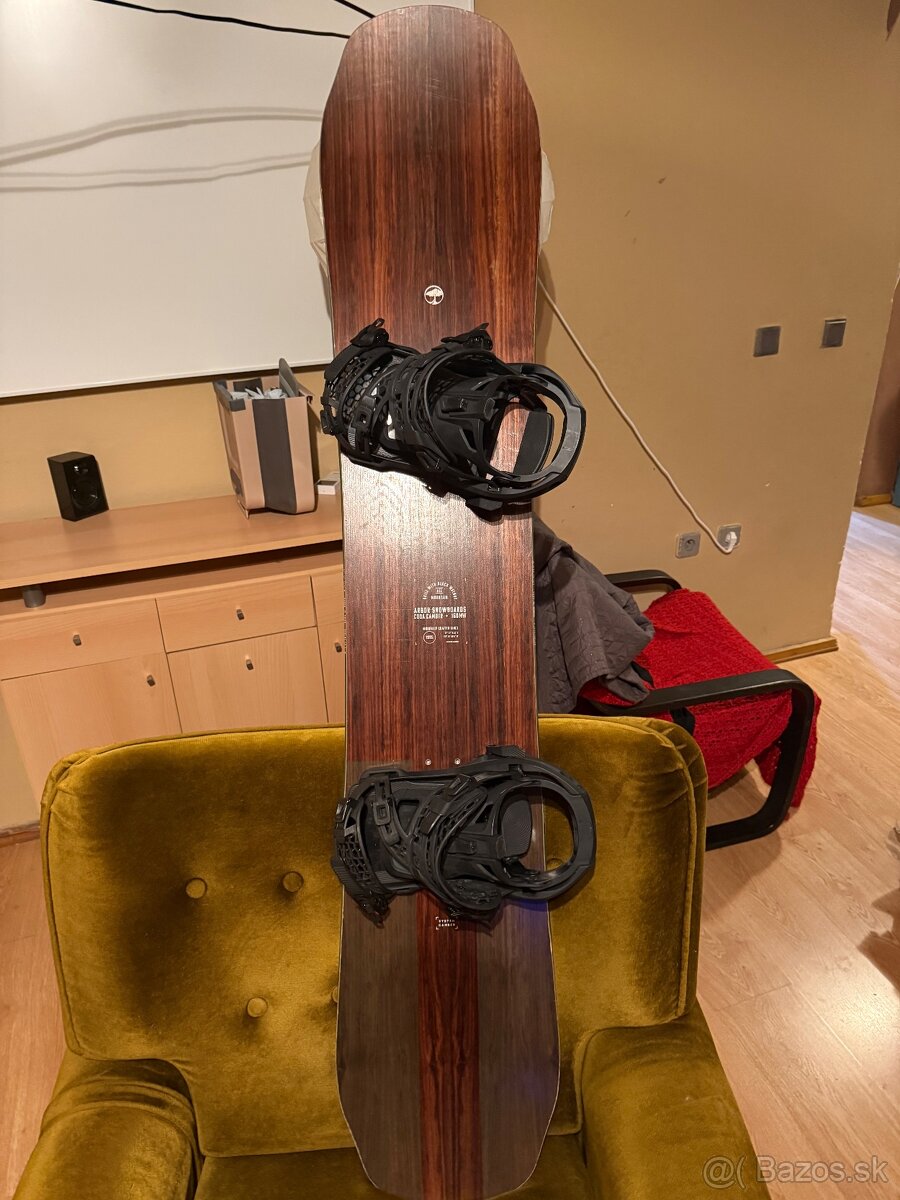 Snowboard Arbor Coda 160 MW vázaní Nidecker Supermatic XL - 4