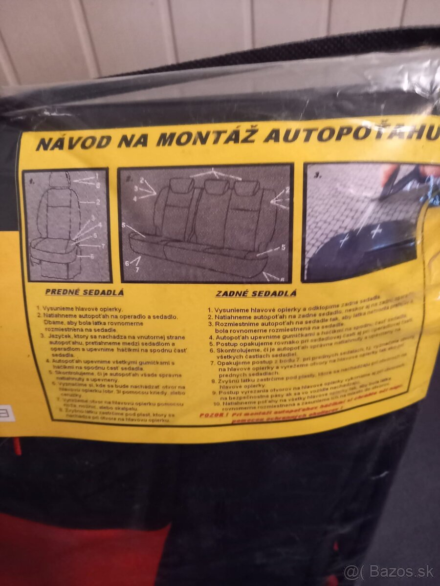 Poťahy na sedadlá Škoda Fabia 1 - 4