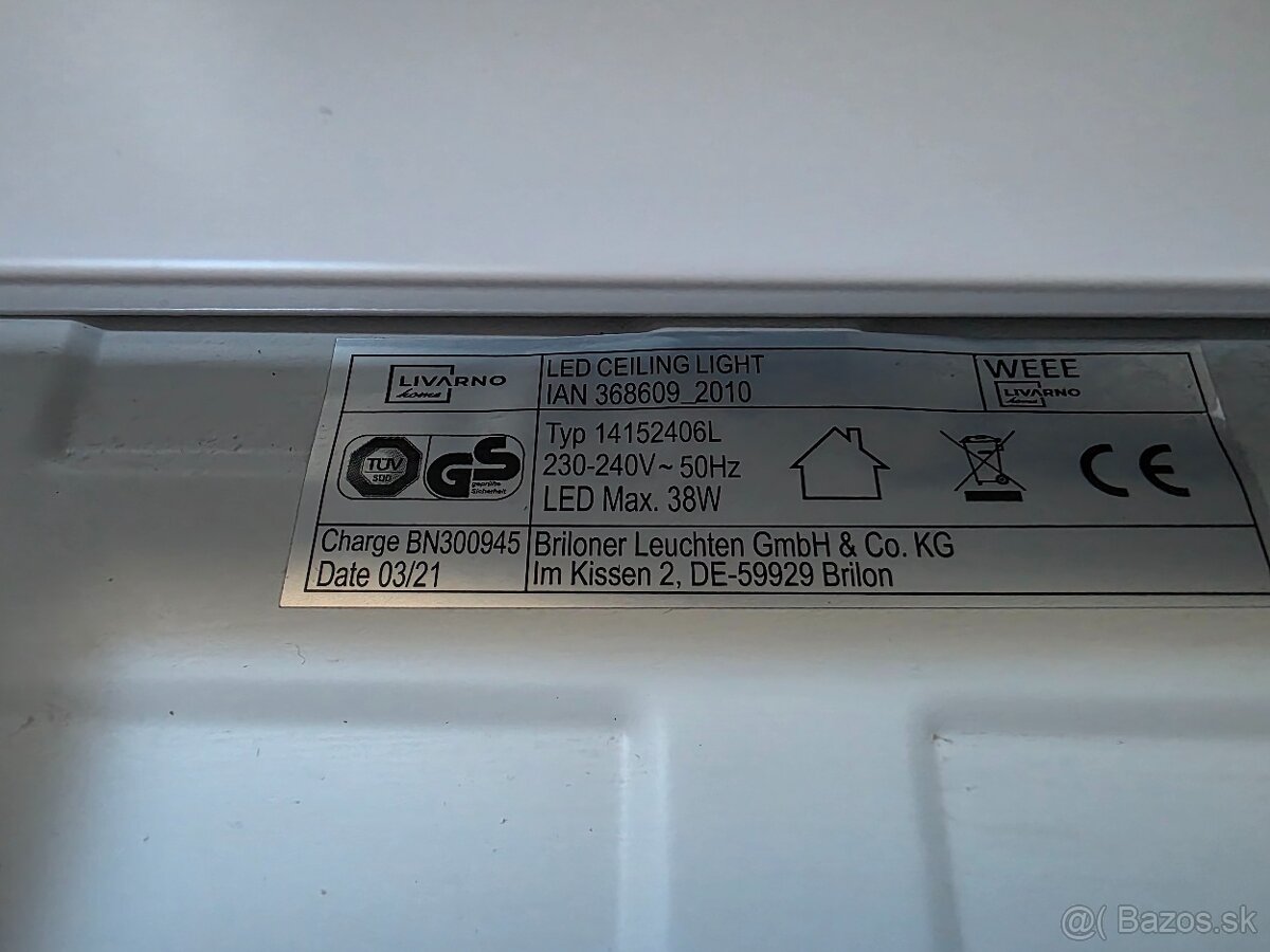 Predám stropný LED panel 60x60 - 4