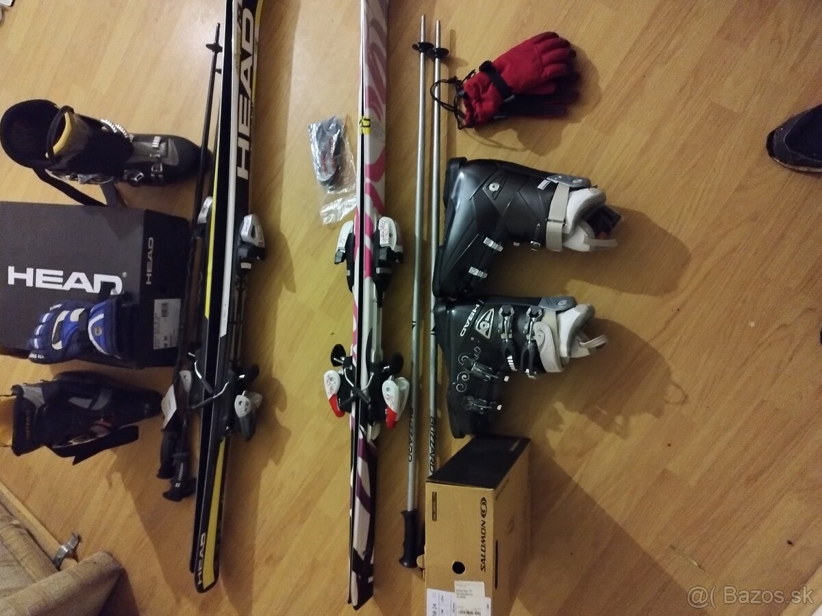 Nove panske a damske zjazdovky HEAD,lyziarky,palice - 4