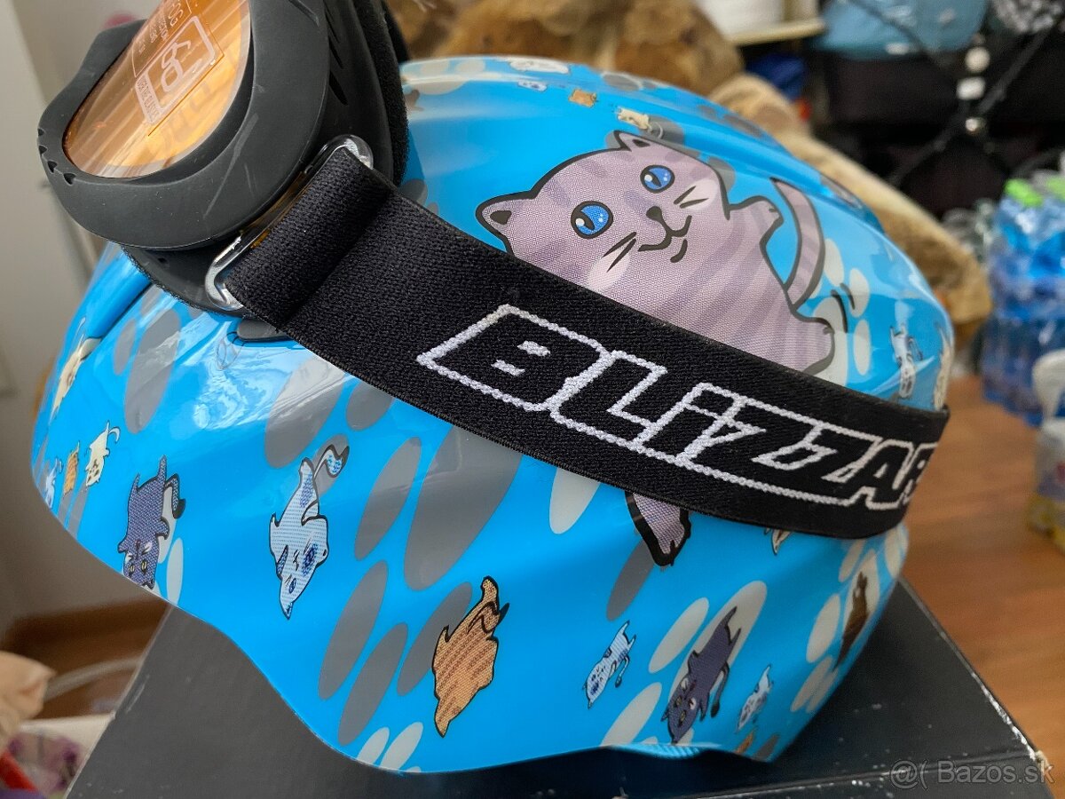 Detská lyžiarska prilba Blizzard s okuliarmi - 4