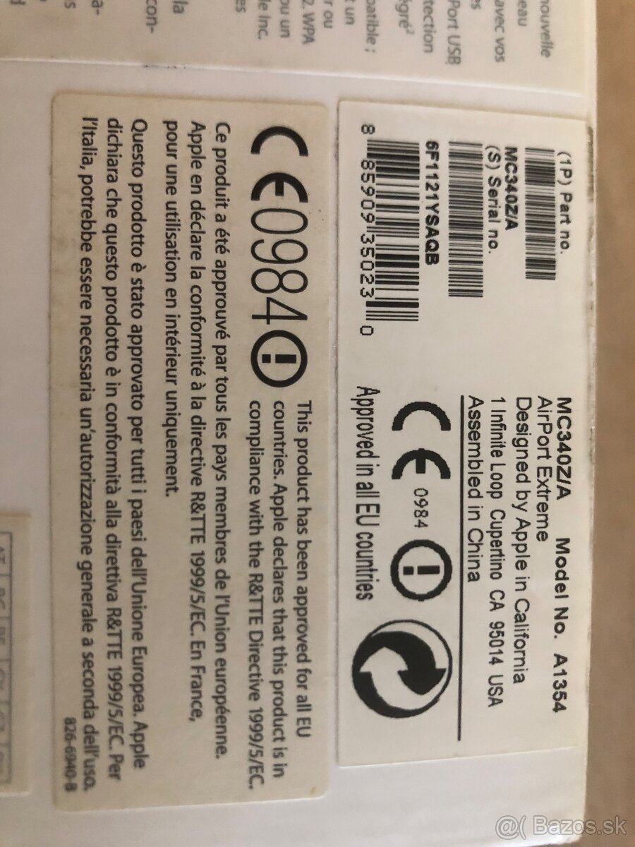 Predám Airport Extreme A1354 - 4