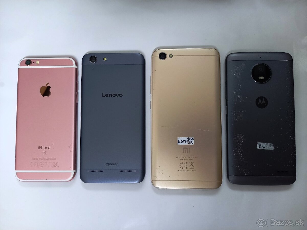 iPhone 6s Rose Gold Lenovo VIBE K5 Redmi Note 5A Moto E4 - 4