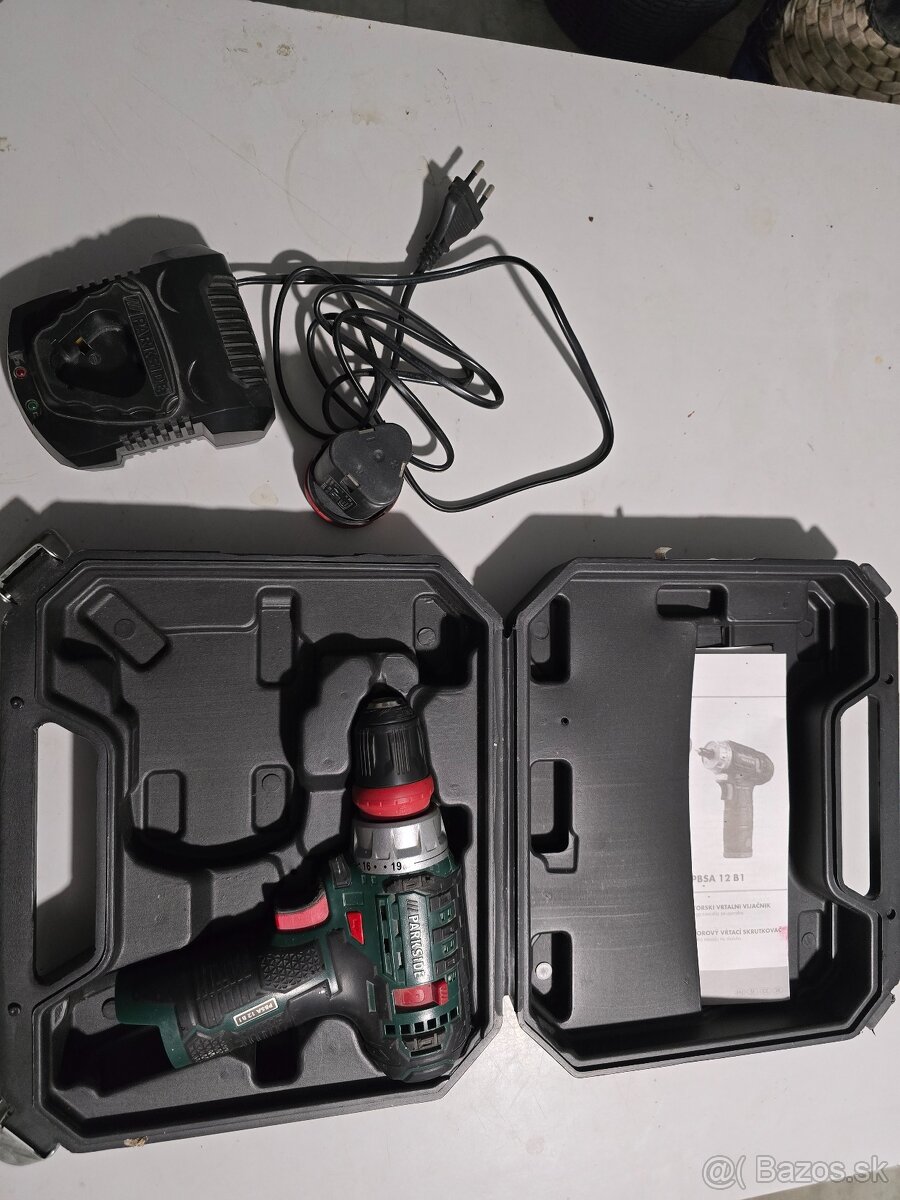 PARKSIDE® Aku vŕtací skrutkovač PBSA 12 - 4
