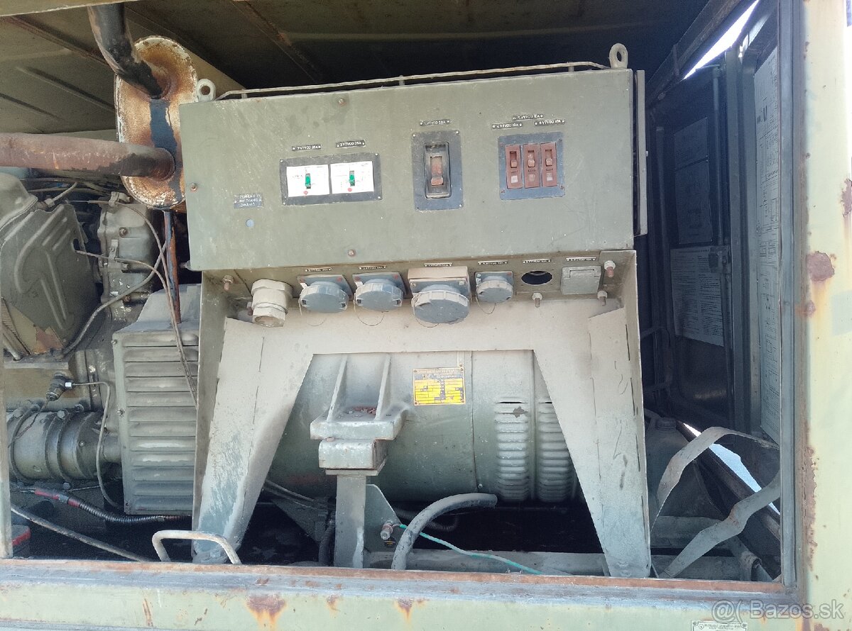 Vojenská elektrocentrála 60kw - 4