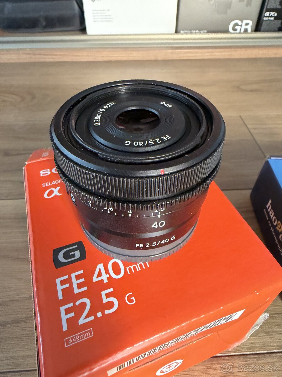 Sony fe 40 f2.5 - 4