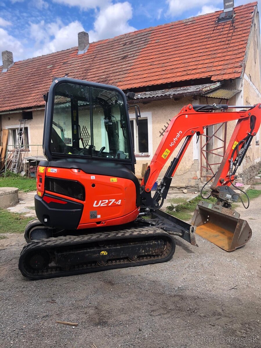 Pásový bagr Kubota U27 - 4 - 4