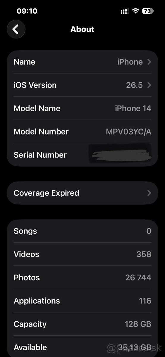 Apple iphone 14 fialovy 128GB - 4