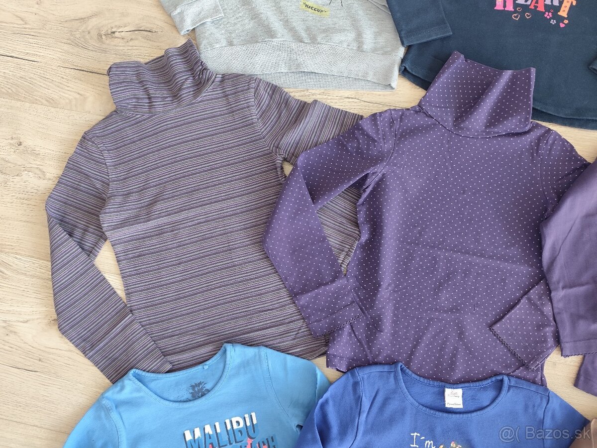 Balík tričiek s dlhým rukávom veľ. 122 - 4