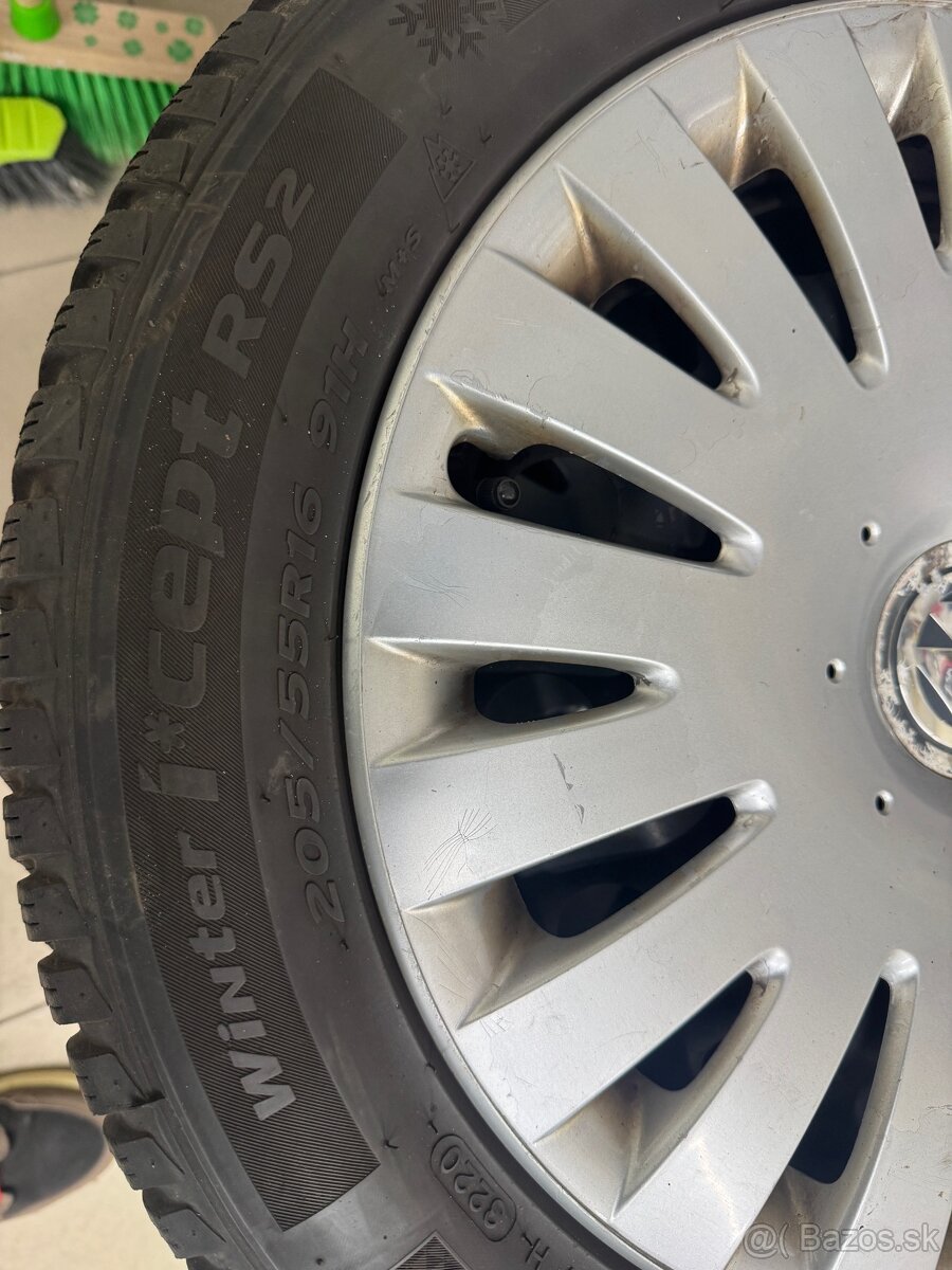 Disky + zimné pneu 16" VW SKODA SEAT - 4