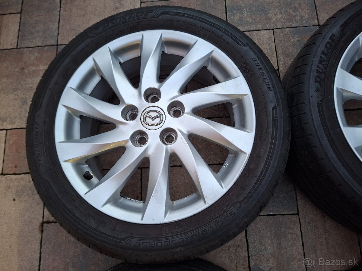 Predám hlinikové disky Mazda 6/SW--R17 - 4