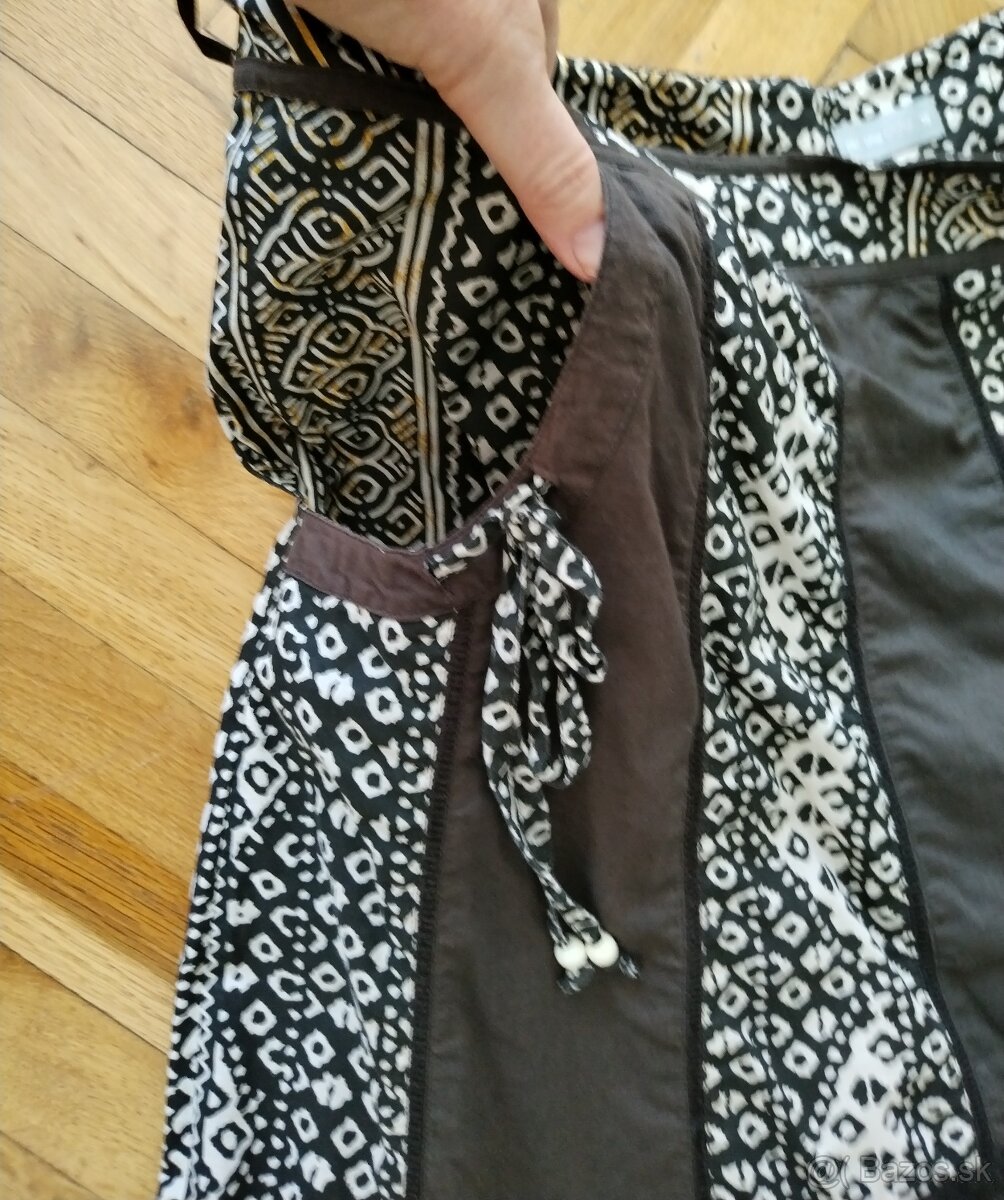 hnedá sukňa M&S - 4