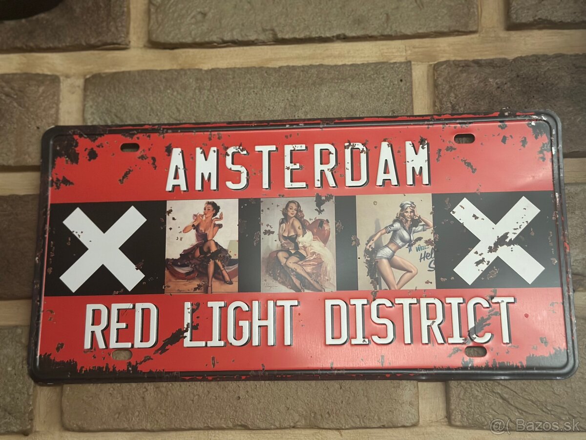 Vintage plechové tabule - 4