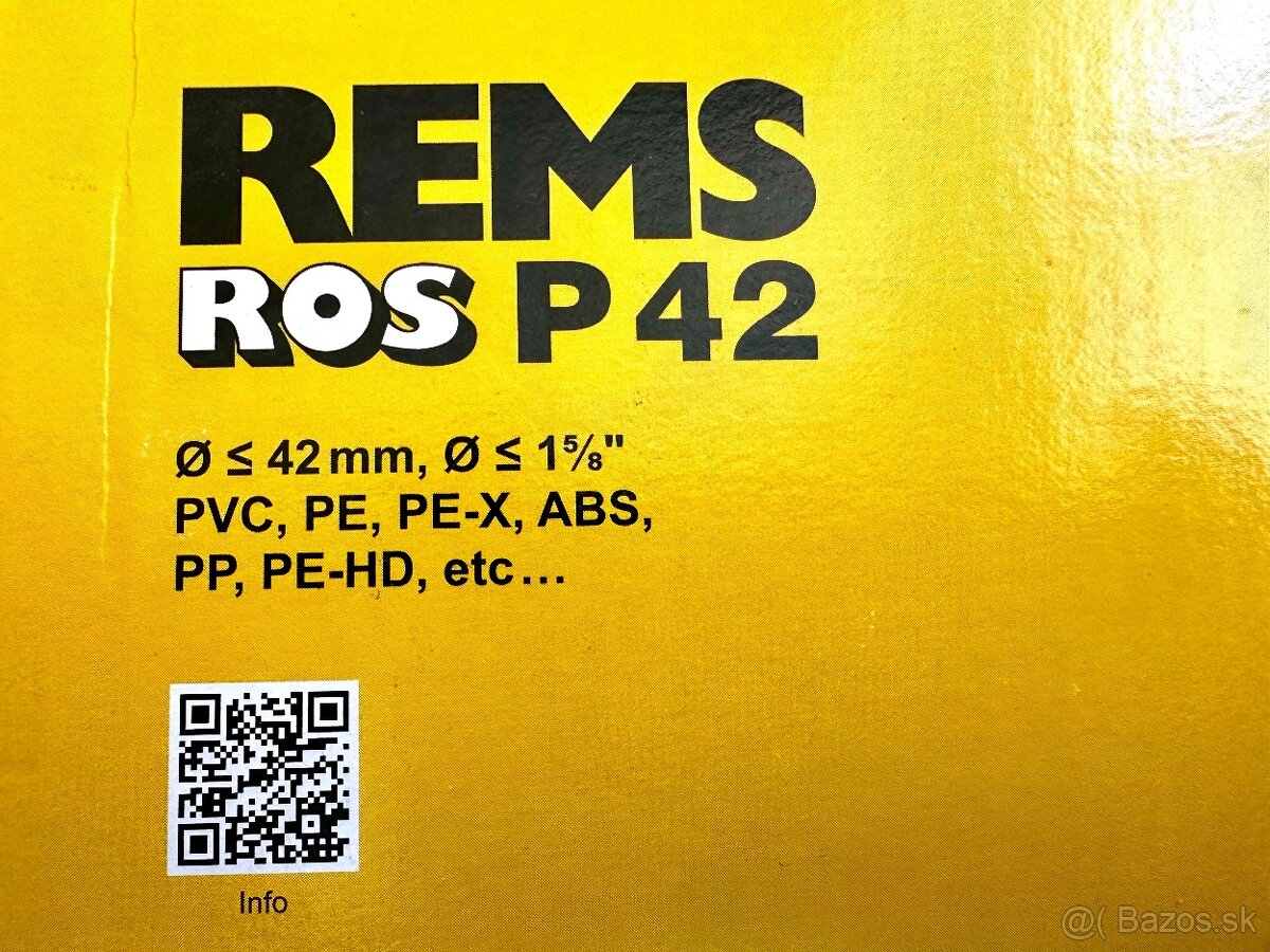 REMS ROS P42 Nožnice na trubky - 4